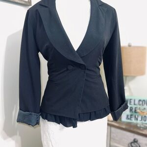 Elegant Black Women's Blazer